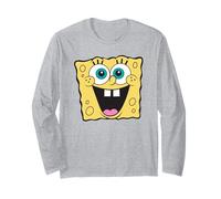 Spongebob Squarepants Big Face Smile Maglia a Manica
