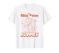 Spongebob Squarepants Bikini Bottom Buddies Retro Group Shot Maglietta