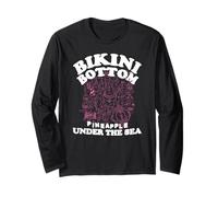 Spongebob Squarepants Bikini Bottom Pineapple Under The Sea Maglia a Manica