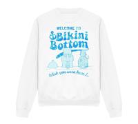SpongeBob SquarePants Bikini Bottom Welcome Felpa Adulto Unisex (TV12807)