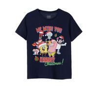 SpongeBob SquarePants Blu Krabby Christmas T-shirt a maniche corte Unisex Bambin