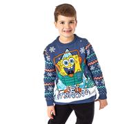 SpongeBob SquarePants Blu Let It Snow Felpa Unisex Bambini