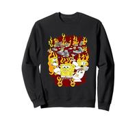 Spongebob Squarepants Brain On Fire Felpa