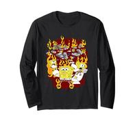 Spongebob Squarepants Brain On Fire Maglia a Manica
