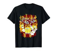 Spongebob Squarepants Brain On Fire Maglietta