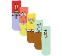 SpongeBob SquarePants Calzini Bambini Misura Confezione 5 (NS7058)