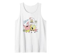 Spongebob Squarepants Chillin' Patrick Sandy Gary Group Canotta