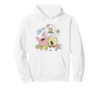 Spongebob Squarepants Chillin' Patrick Sandy Gary Group Felpa con Cappuccio