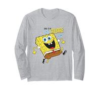 Spongebob Squarepants Dare To Be Square Happy Maglia a Manica