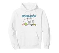 Spongebob Squarepants DoodleBob Front And Back Cartoon Felpa con Cappuccio