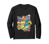 Spongebob Squarepants E Amici Supereroi Maglia a Manica