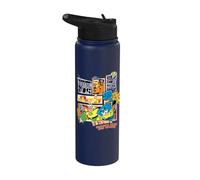 Spongebob Squarepants E Amici Supereroi Stainless Steel Insulated Water Bottle