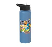 Spongebob Squarepants E Amici Supereroi Stainless Steel Insulated Water Bottle