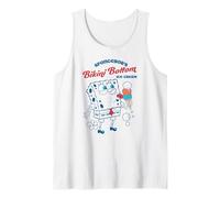 Spongebob Squarepants Enjoying The Bikini Bottom Ice Cream Canotta