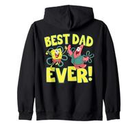 Spongebob Squarepants Father's Day Best Dad Ever Felpa con Cappuccio