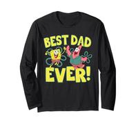Spongebob Squarepants Father's Day Best Dad Ever Maglia a Manica