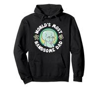 Spongebob Squarepants Father's Day World's Most Handsome Dad Felpa con Cappuccio