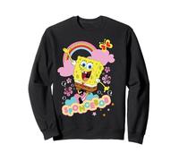 Spongebob Squarepants Fiori E Arcobaleno Felpa