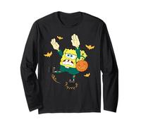 Spongebob Squarepants FrankenBob Trick Or Treating with Bats Maglia a Manica