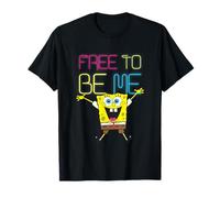 Spongebob Squarepants Free To Be Me Neon Maglietta