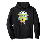 Spongebob Squarepants Gang's all Here Felpa con Cappuccio