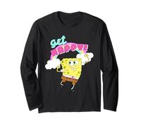 Spongebob Squarepants Get Happy Clouds Maglia a Manica
