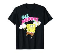 Spongebob Squarepants Get Happy Clouds Maglietta