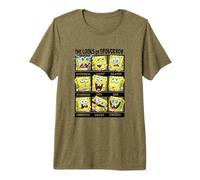 Spongebob Squarepants Gli sguardi di Spongebob Maglietta Premium