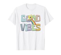 Spongebob Squarepants Good Vibes Rainbow Ride Maglietta