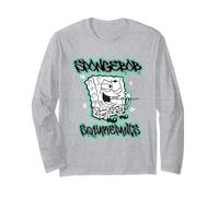 Spongebob Squarepants Graffiti Funny Maglia a Manica