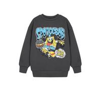 SpongeBob SquarePants Grigio Skateboard Felpa Ragazzi