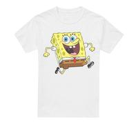 SpongeBob SquarePants Happy Running Maglietta Uomo (TV6722)