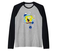 Spongebob Squarepants Happy Smile Classic Maglia con Maniche Raglan