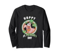 Spongebob Squarepants Happy St. Patrick's Day Maglia a Manica