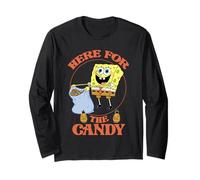 Spongebob Squarepants Here for The Candy Halloween Maglia a Manica