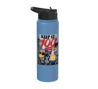 Spongebob Squarepants Keep It 100 Stainless Steel Insulated Water Bottle