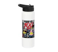 Spongebob Squarepants Keep It 100 Stainless Steel Insulated Water Bottle