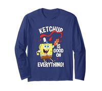 Spongebob Squarepants Ketchup Is Good On Everything Cute Maglia a Manica