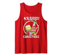 Spongebob Squarepants Krabby Christmas Best Friends Portrait Canotta