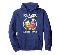 Spongebob Squarepants Krabby Christmas Best Friends Portrait Felpa con Cappuccio