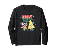 Spongebob Squarepants Krabby Christmas Maglia a Manica