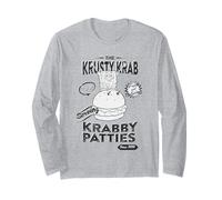 Spongebob Squarepants Krusty Krab Krabby Patties Maglia a Manica