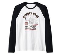 Spongebob Squarepants Krusty Krab Krabby Patty Cartoon Maglia con Maniche Raglan