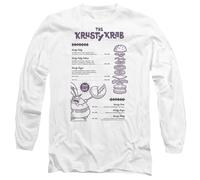 SpongeBob SquarePants Krusty Krab Menu Maglietta Adulto Unisex (TV10566)