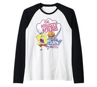 Spongebob Squarepants Krusty Krab Pastello Maglia con Maniche Raglan
