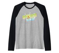 Spongebob Squarepants Logo Happy Face Maglia con Maniche Raglan