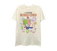 Spongebob Squarepants - Maglietta classica da uomo con Spongebob, Patrick e Krusty Krab, Naturale, M