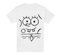 SpongeBob SquarePants Maglietta Schizzo del Sorriso Uomo (TV6458)
