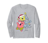 Spongebob Squarepants Make It Merry Christmas Maglia a Manica