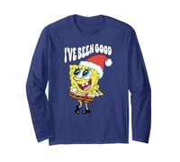 Spongebob Squarepants Merry Christmas I've Been Good Maglia a Manica
